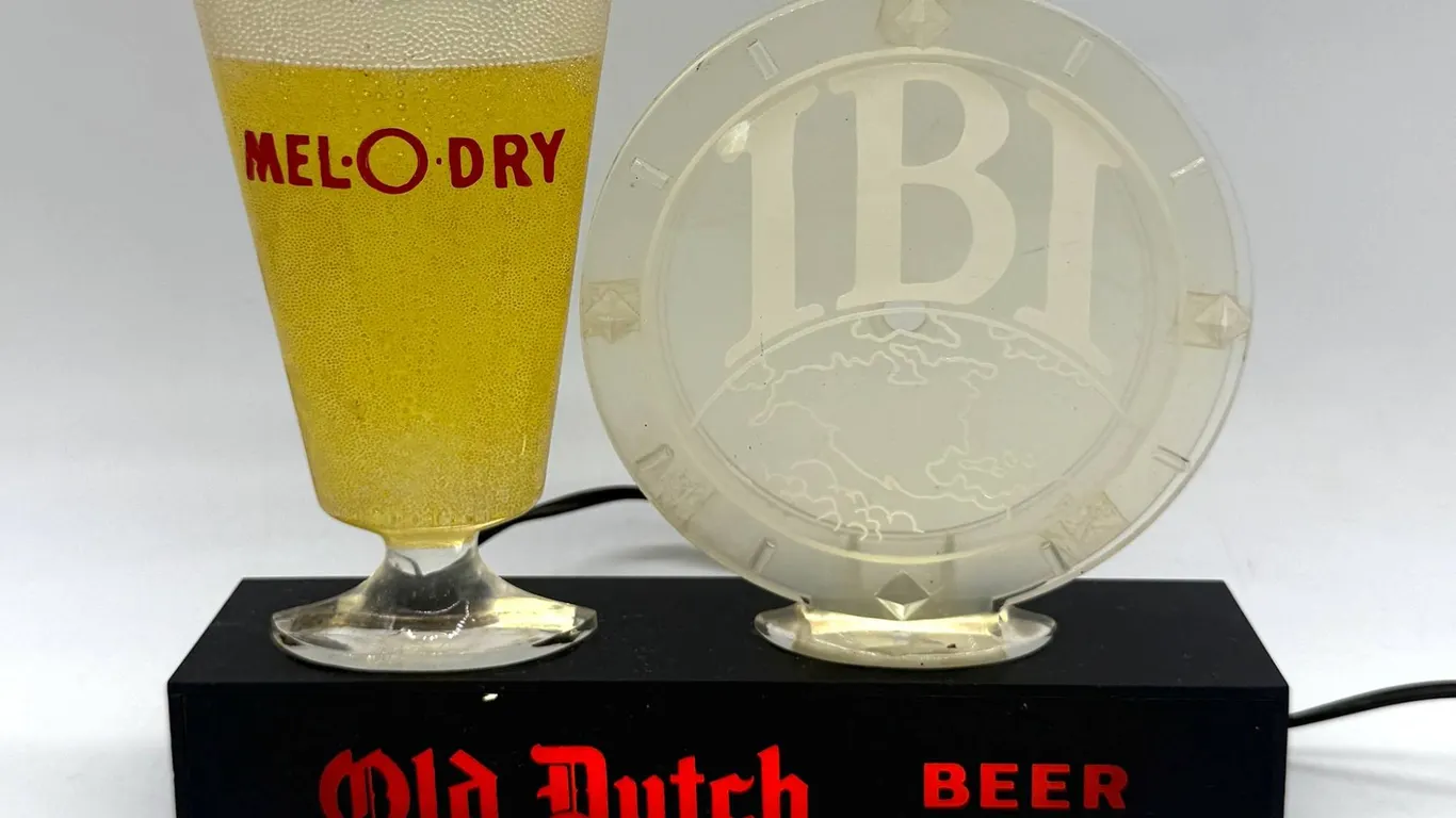 Old Dutch Beer Lighted Display Sign