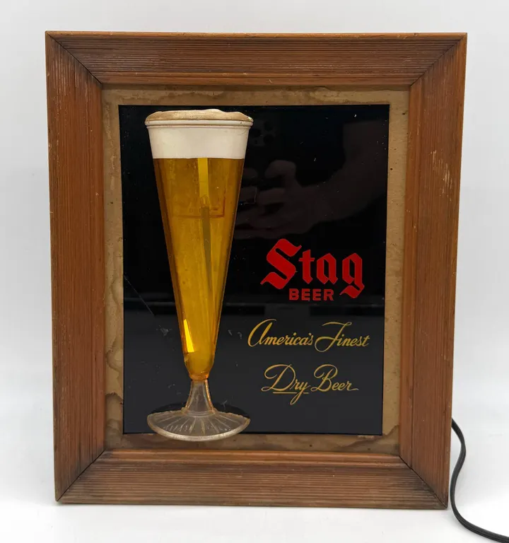Stag Beer Light-Up Advertising Display