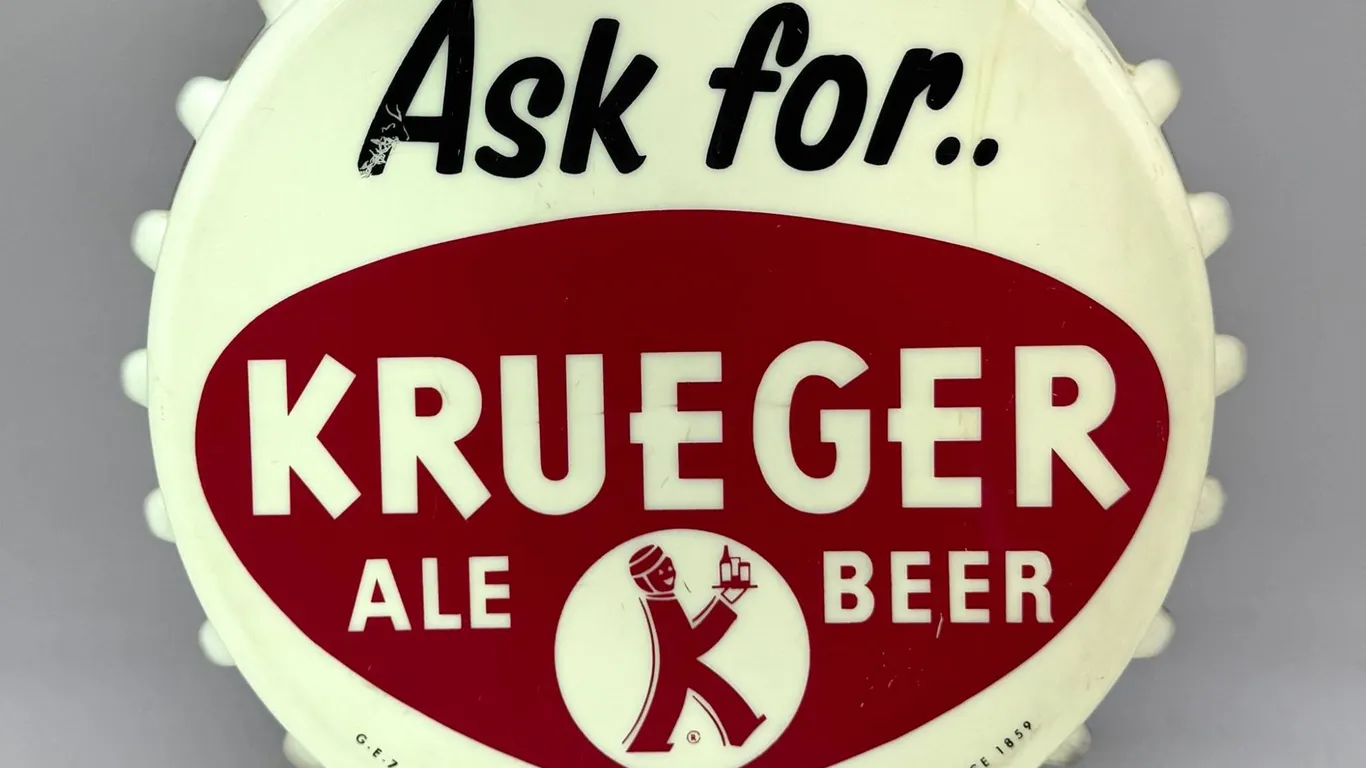 Krueger Ale Beer Lighted Advertising Sign