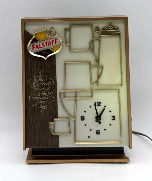 Falstaff Beer Lighted Wall Clock