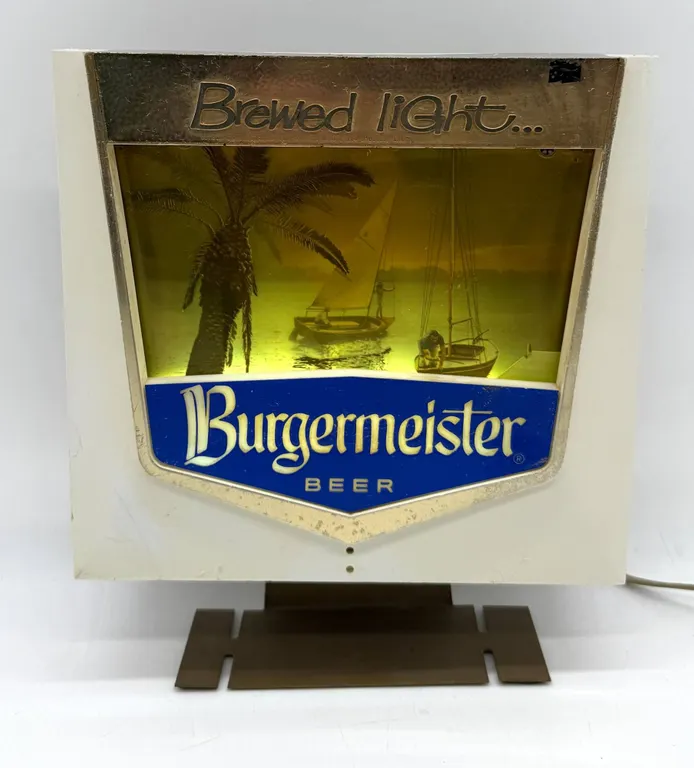 Burgermeister Beer Lighted Sign