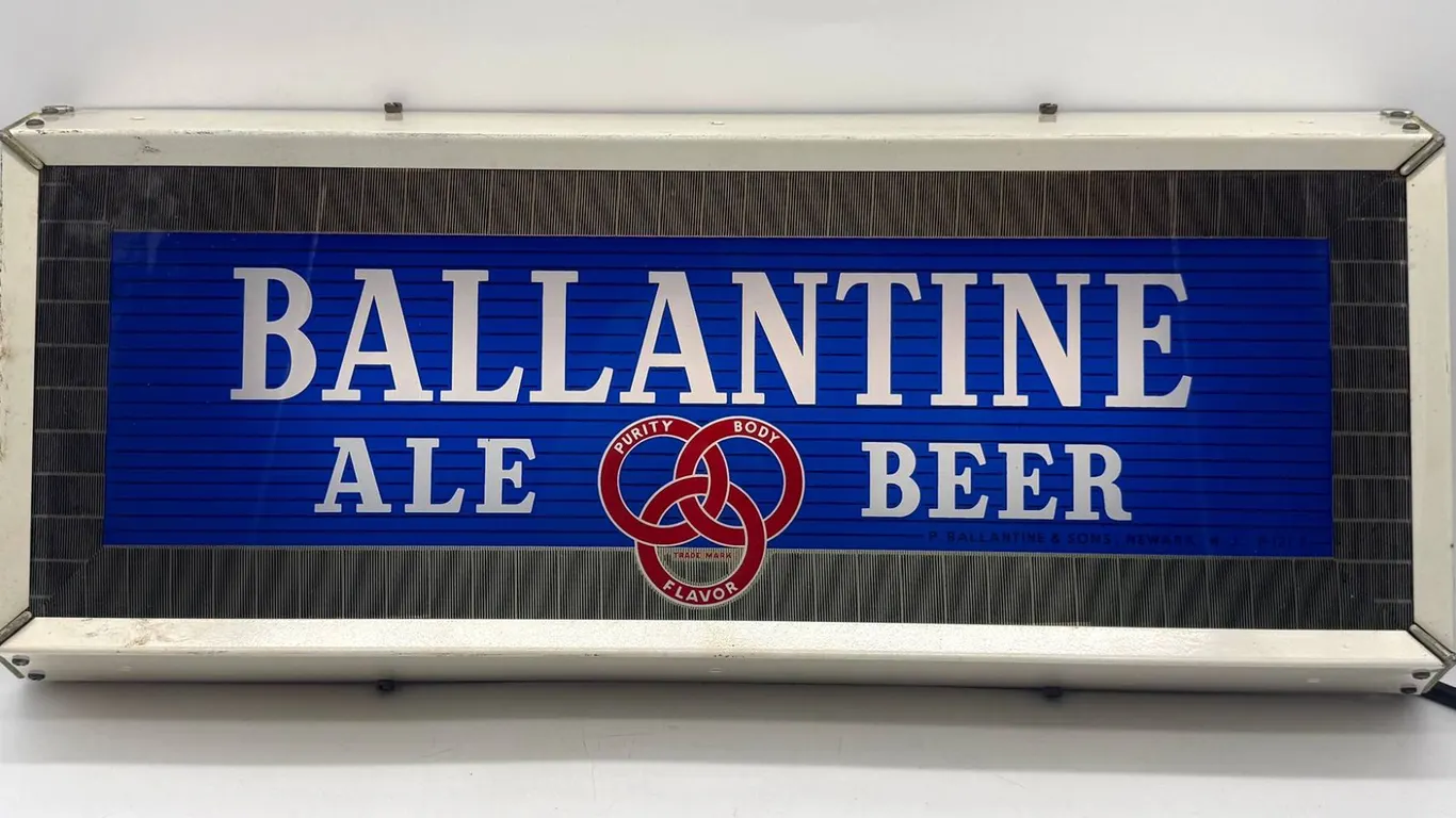 Ballantine Ale Beer Lighted Sign