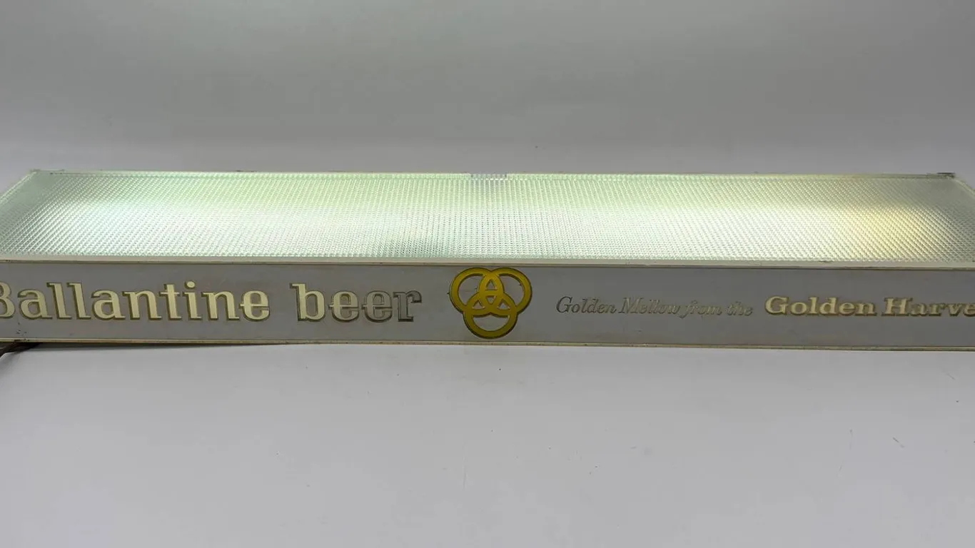 Ballantine Beer Lighted Bar Sign
