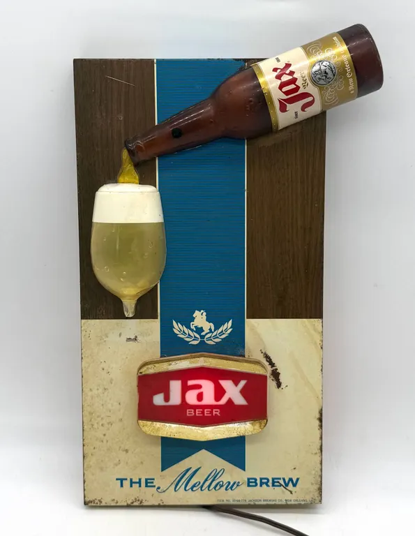 Jax Beer Lighted Wall Sign with Broken Logo-4