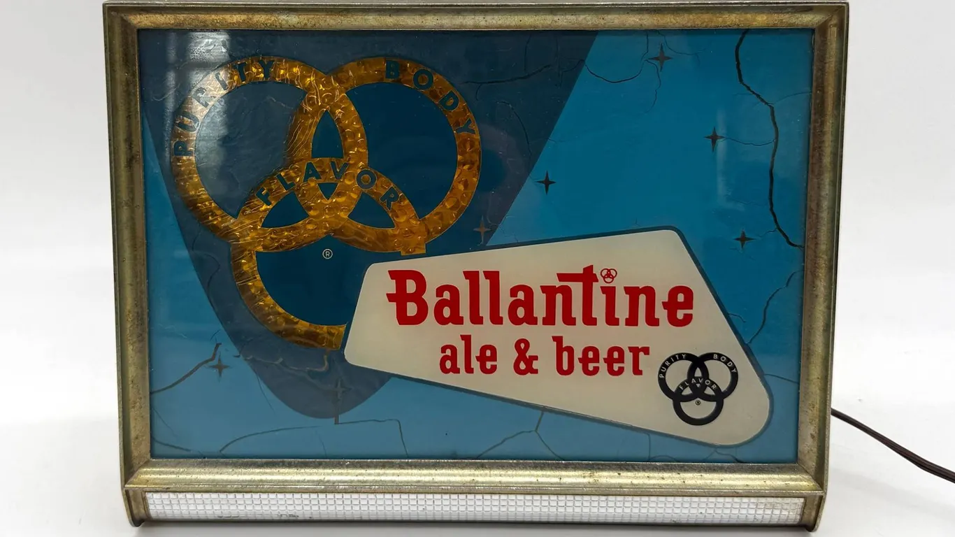 Ballantine Ale & Beer Lighted Beer Sign