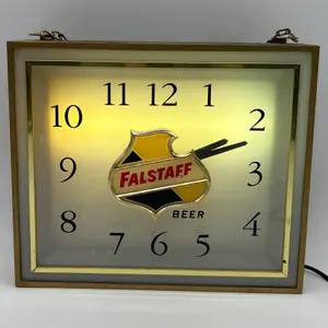 Falstaff Beer Lighted Wall Clock