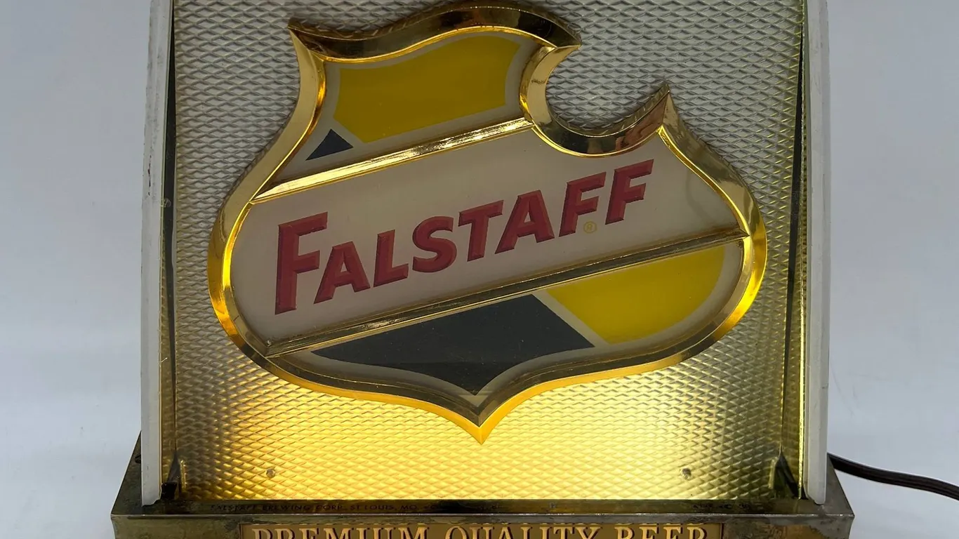 Falstaff Beer Lighted Bar Sign