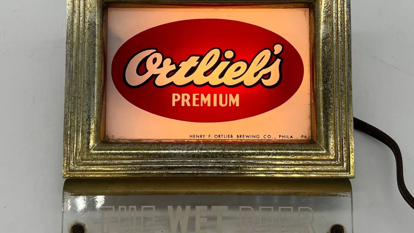 Ortlieb’s Premium Beer Lighted Sign
