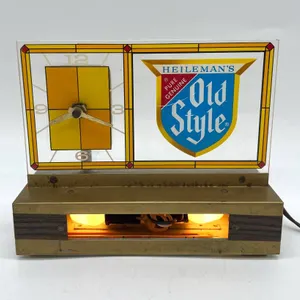 Heileman's Old Style Beer Light Clock