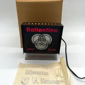 Ballantine Beer Light with Original Box