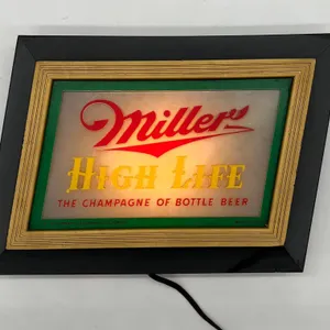Miller High Life Beer Light Sign