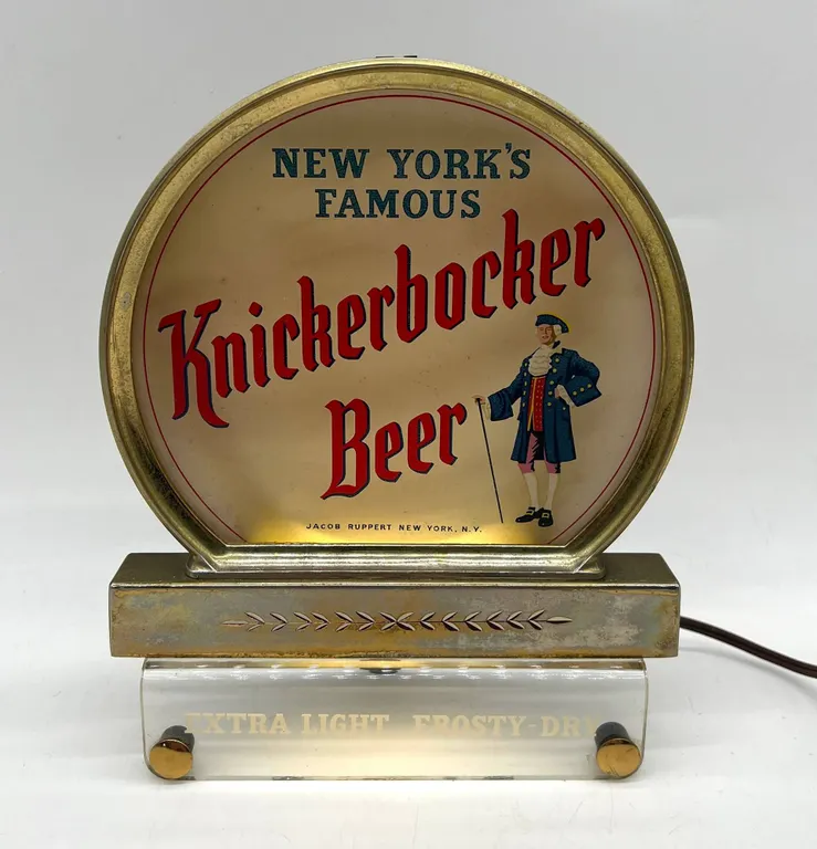 Knickerbocker Beer Lighted Sign Display