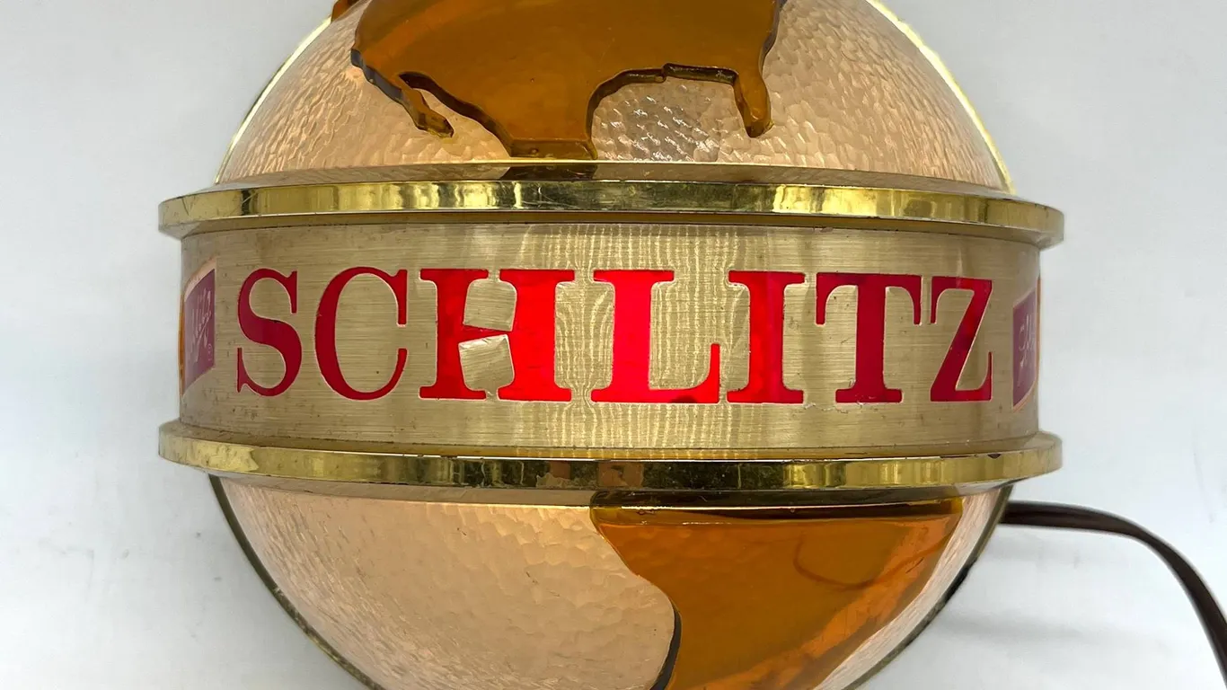 Schlitz Globe Wall Sign