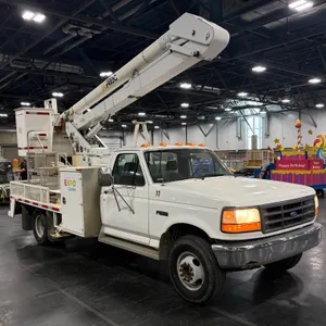 1992 FORD F-SUPER DUTY ALTEC BUCKET TRUCK, VIN#: 2FDLF47G6NCA64528