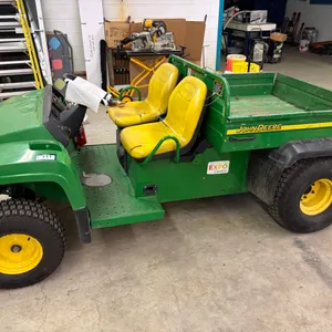 JOHN DEERE GATOR TE 2WD ELECTRIC UTILITY VEHICLE *BROKEN AXLE*, 2,253 HOURS SHOWING