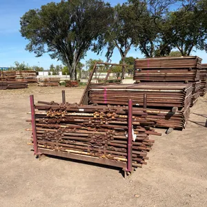 LOT OF APPROX. (130) 9.5' X 7' HORSE BOX STALL PANELS, (60) GATES & CRATE OF POLES