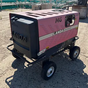 LANDA MG SERIES MOBILE HOT WATER PRESSURE WASHER, 1,035 HOURS SHOWING