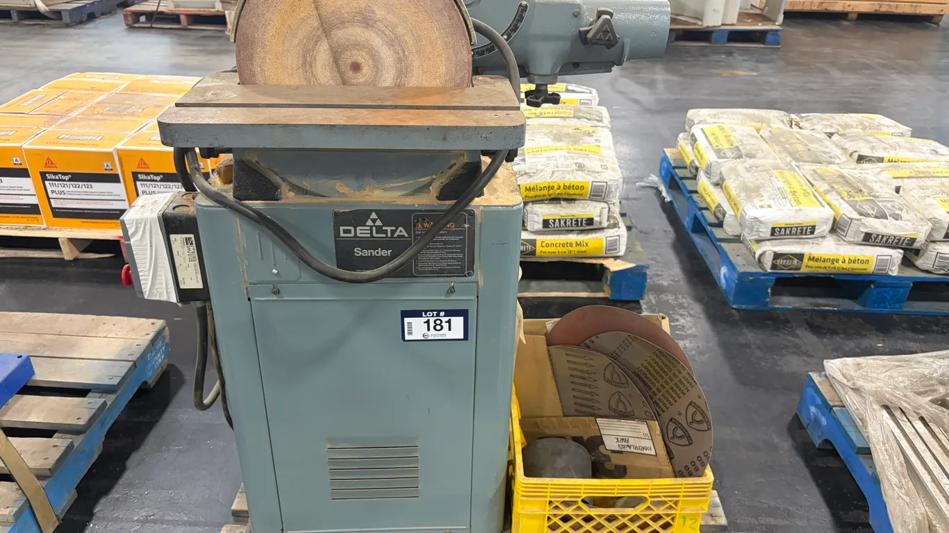 DELTA 52-611 COMBO BELT/DISC SANDER