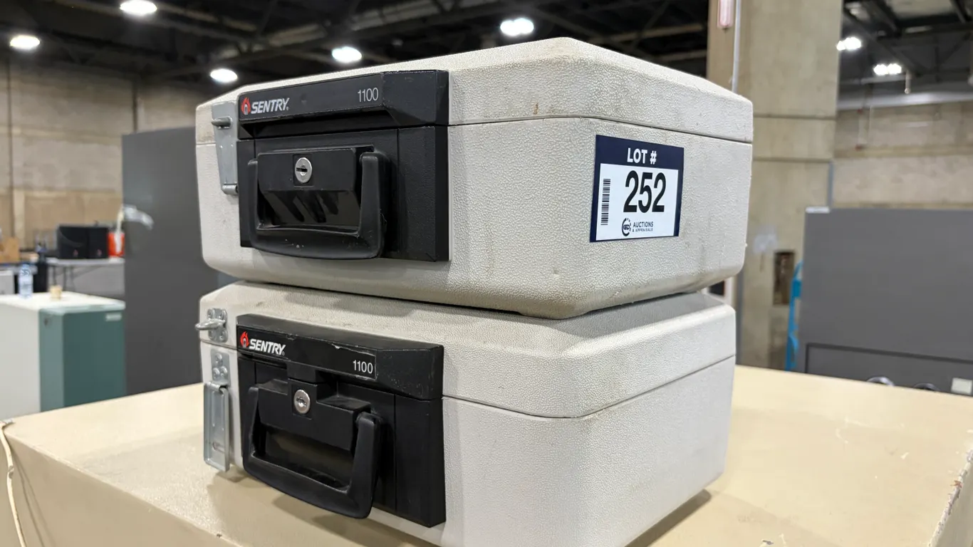 (2) SENTRY 1100 PORTABLE FIRE SAFES
