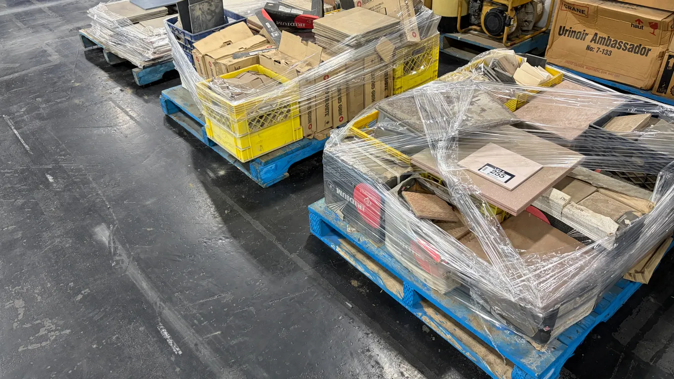 (3) PALLETS OF ASSORTED FLOOR/WALL TILES