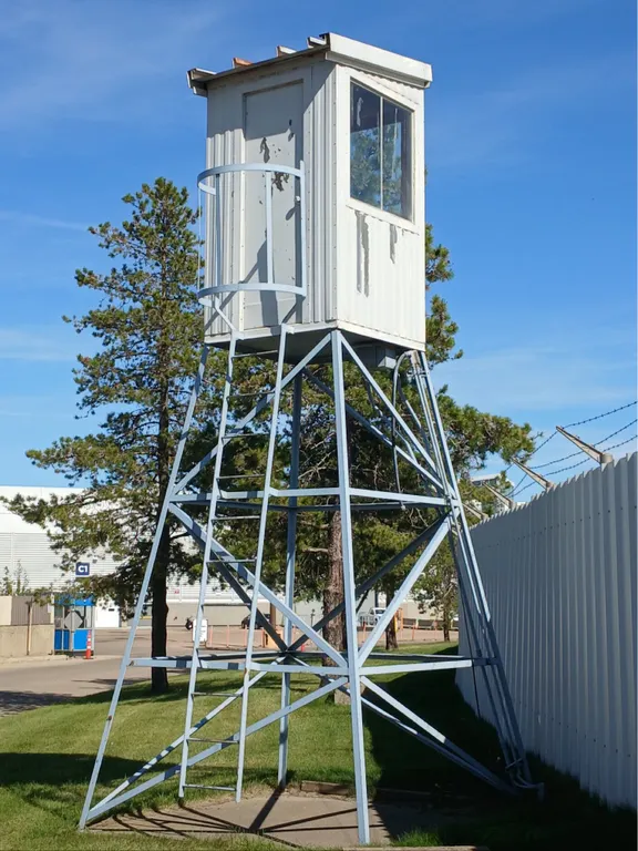 ELEVATED RACETRACK OBSERVATION/OFFICIALS TOWER WITH ENCLOSED BOOTH