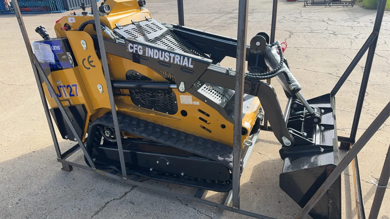 2026 CFG Industrial KJT27 Stand-On Tracked Mini Skid Steer Loader