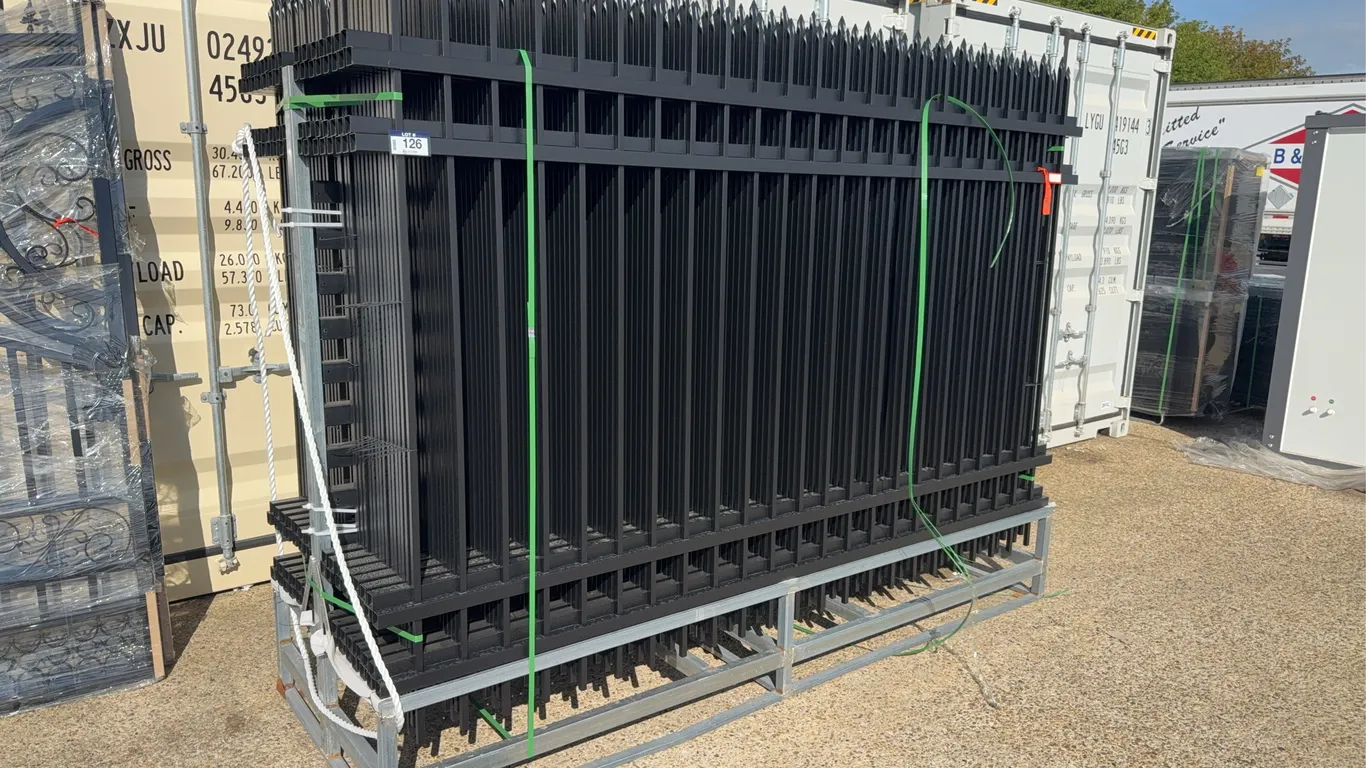 (30) Panels of CHERY Steel Site Fencing