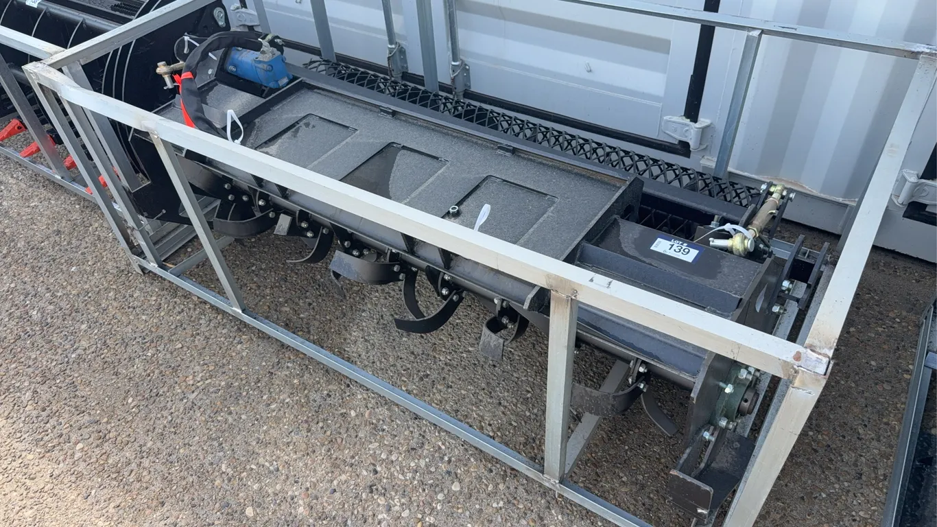Skid Steer Rotary Tiller Attachment