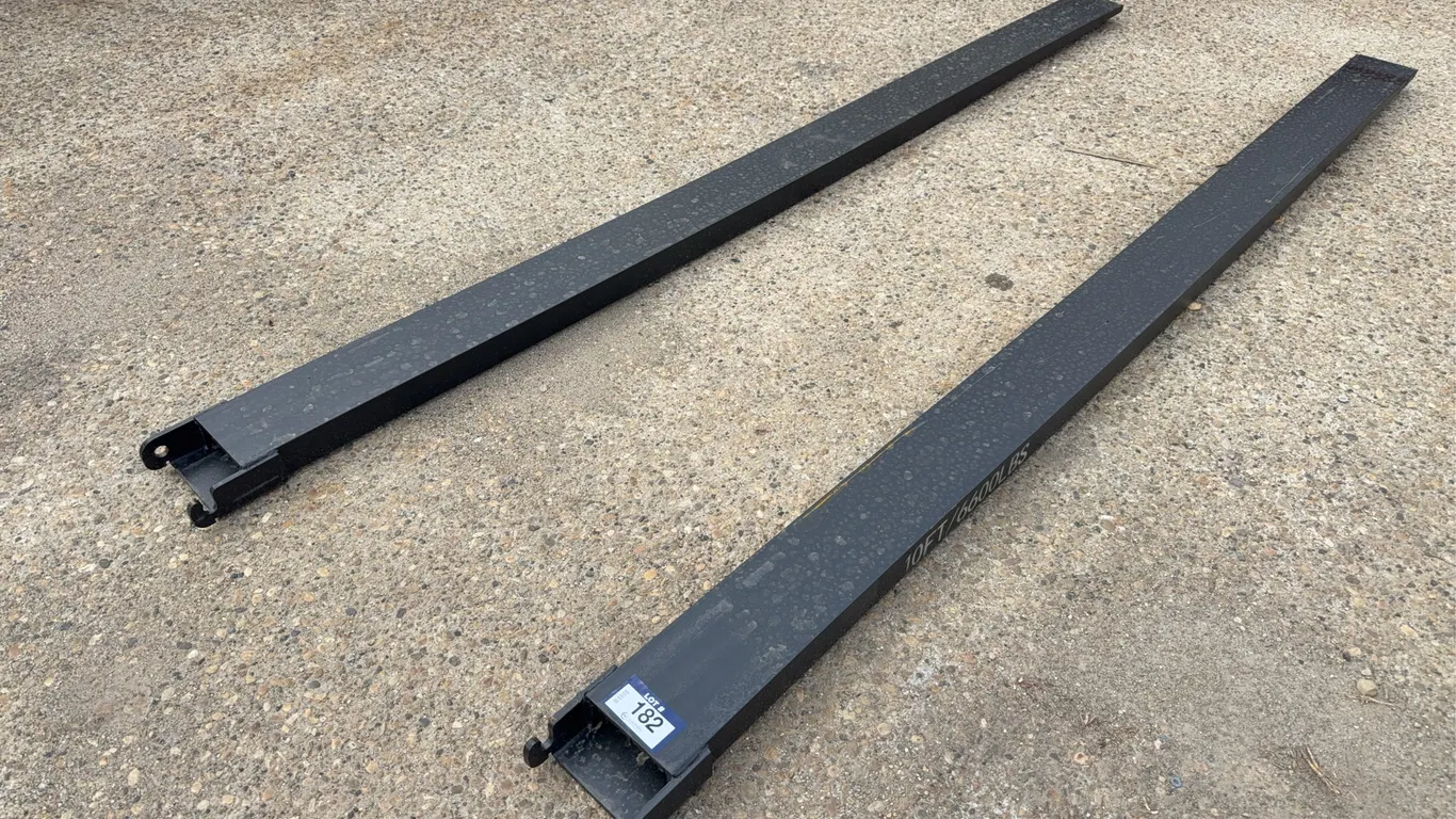 Set of 10’ 6,600lb Fork Extensions
