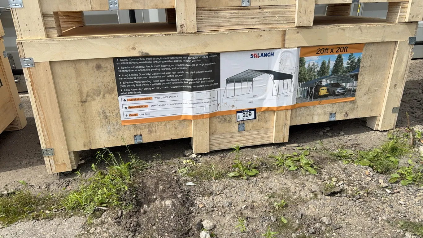 2025 SD Lanch SDLC2020 20’ X 20’ Carport