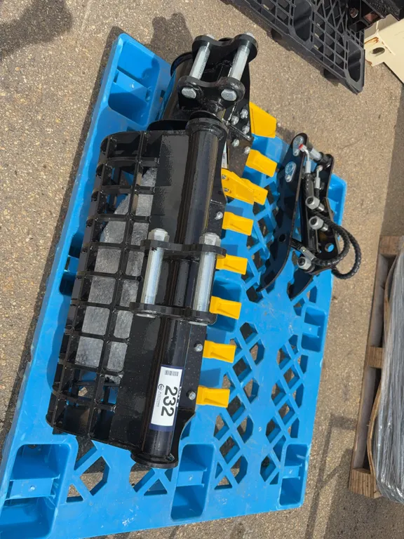 Lot of (4) IRANCH Mini Excavator Attachments