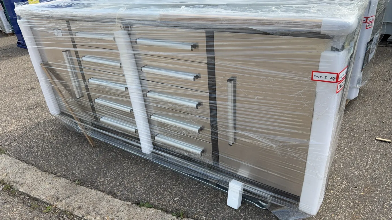 CHERY Steelman 7’ 10-Drawer Stainless Steel Workbench