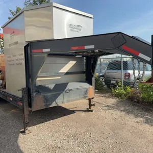 2014 Oasis Trailers 20’ T/A Gooseneck Trailer w/ Stainless Storage Box, GVWR: 6,360KG, VIN#: 2SLGC6272ER006187
