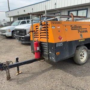 2010 Sullivan Palatek D185PJD S/A Towable Rotary Screw Compressor, 7,760hrs Showing, VIN#: 4YACC1213AM029741