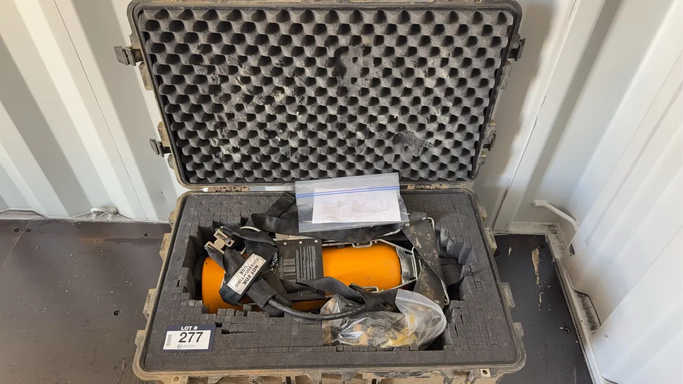 Scott Air-Pack SCBA w/ Pelican 1650 Hardcase