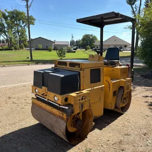 Champion A471 articulated vibratory tandem drum roller