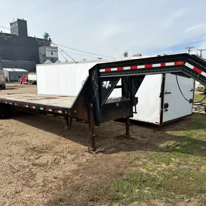 2005 PJ 32’ tandem axle gooseneck flatbed