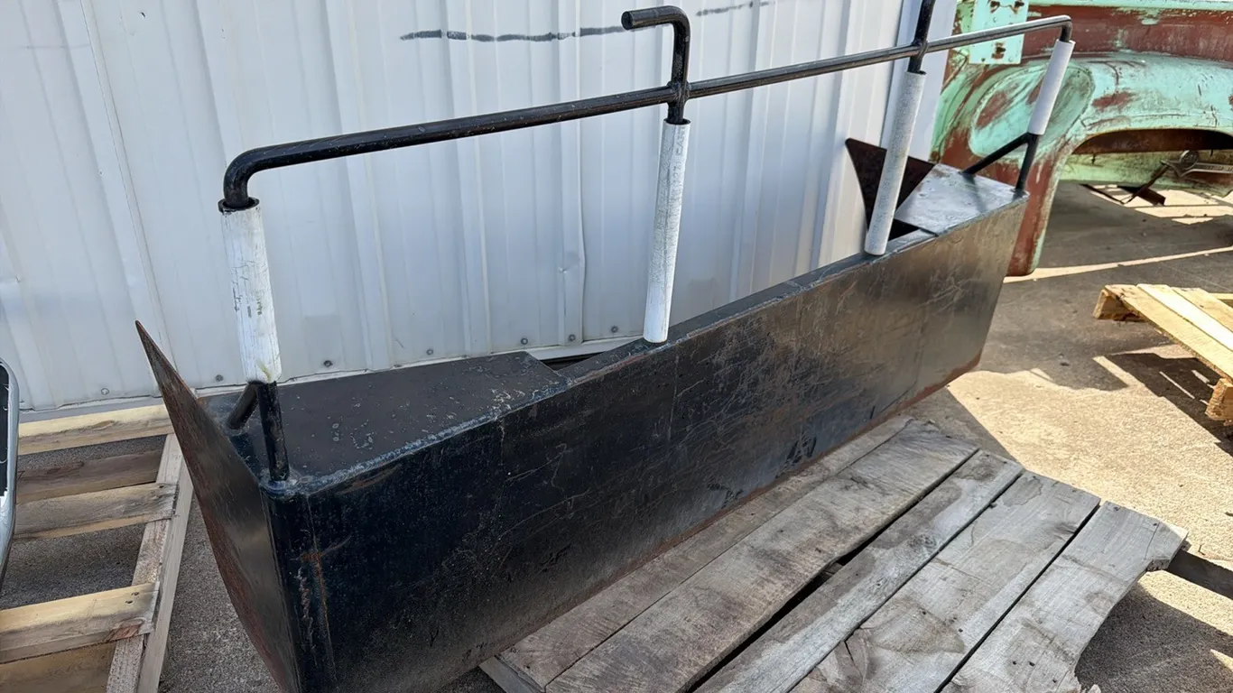 HD steel rear bumper