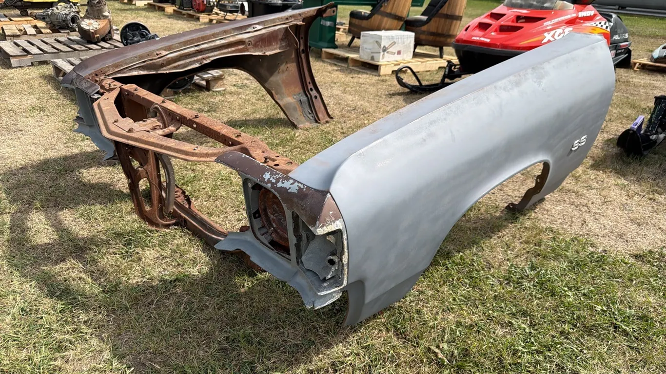 Hood frame for 1971-1972 El Camino SS