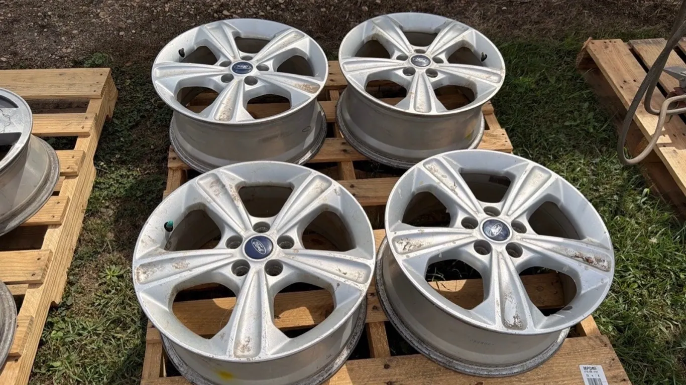 4) Ford 18” 5-bolt factory wheels
