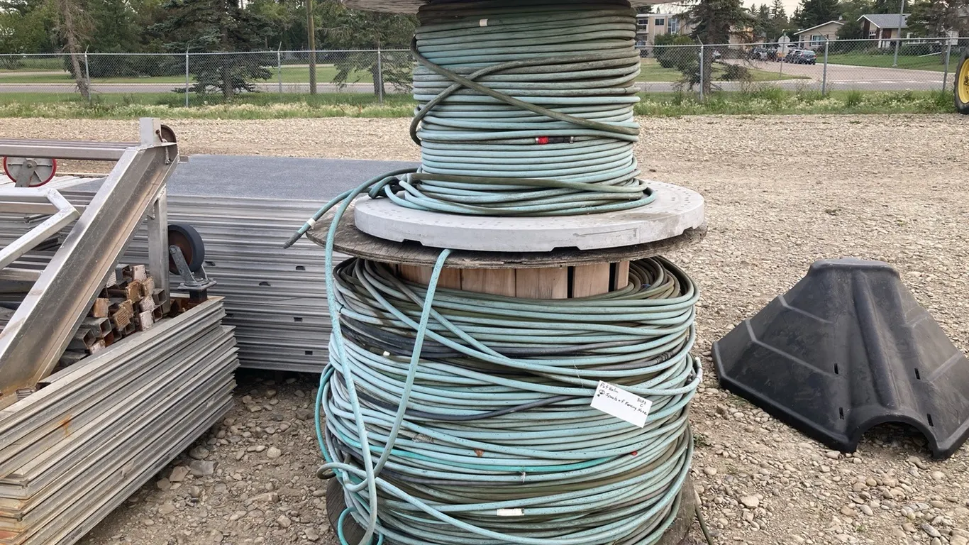 (2) Spools of Fencing Hose