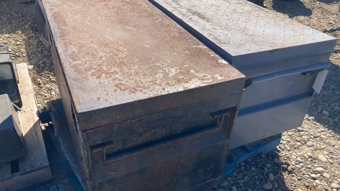 (2) Steel Job Boxes