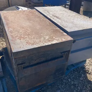 (2) Steel Job Boxes
