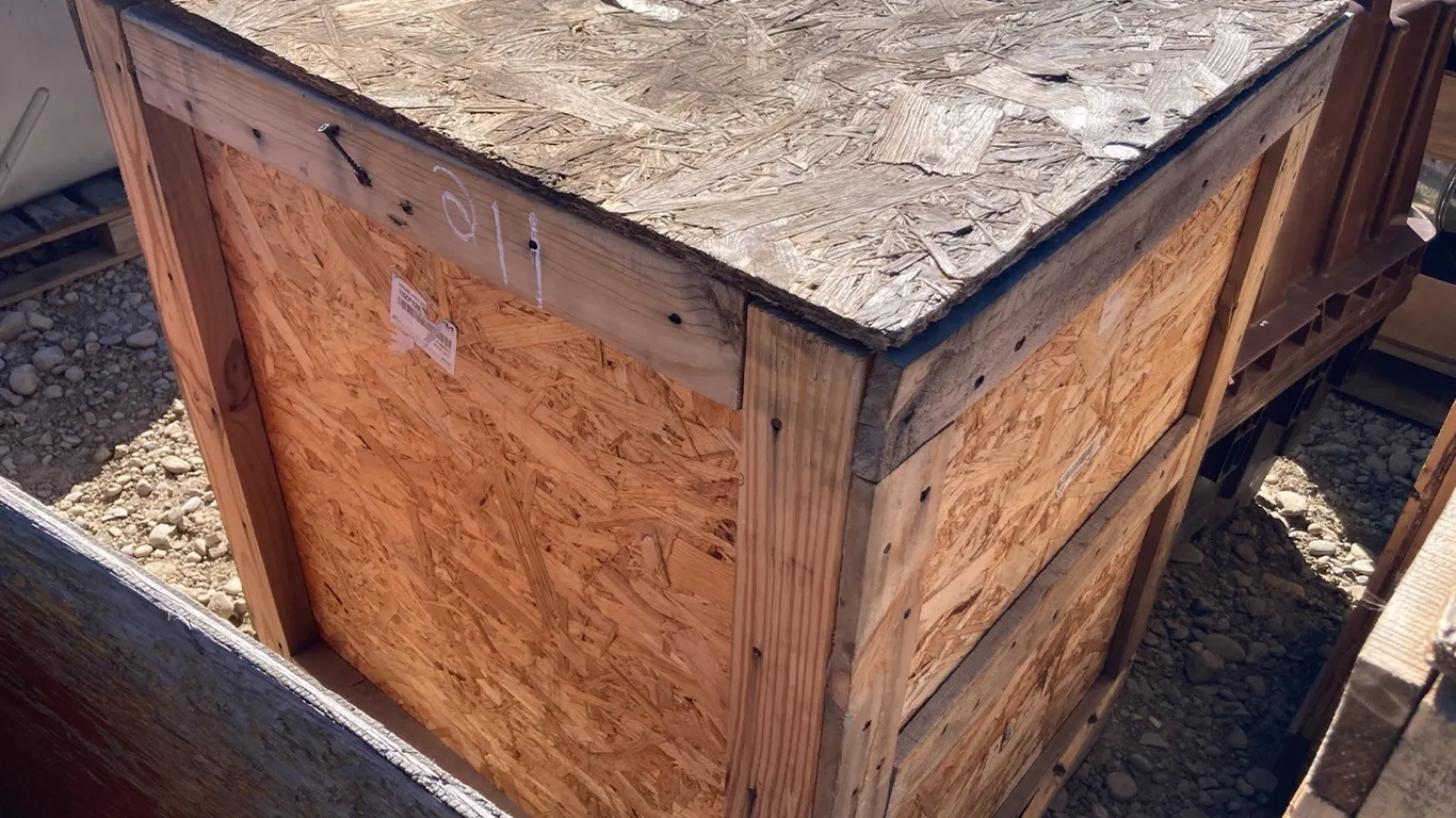 38"x 32"W Wooden Shipping Crate