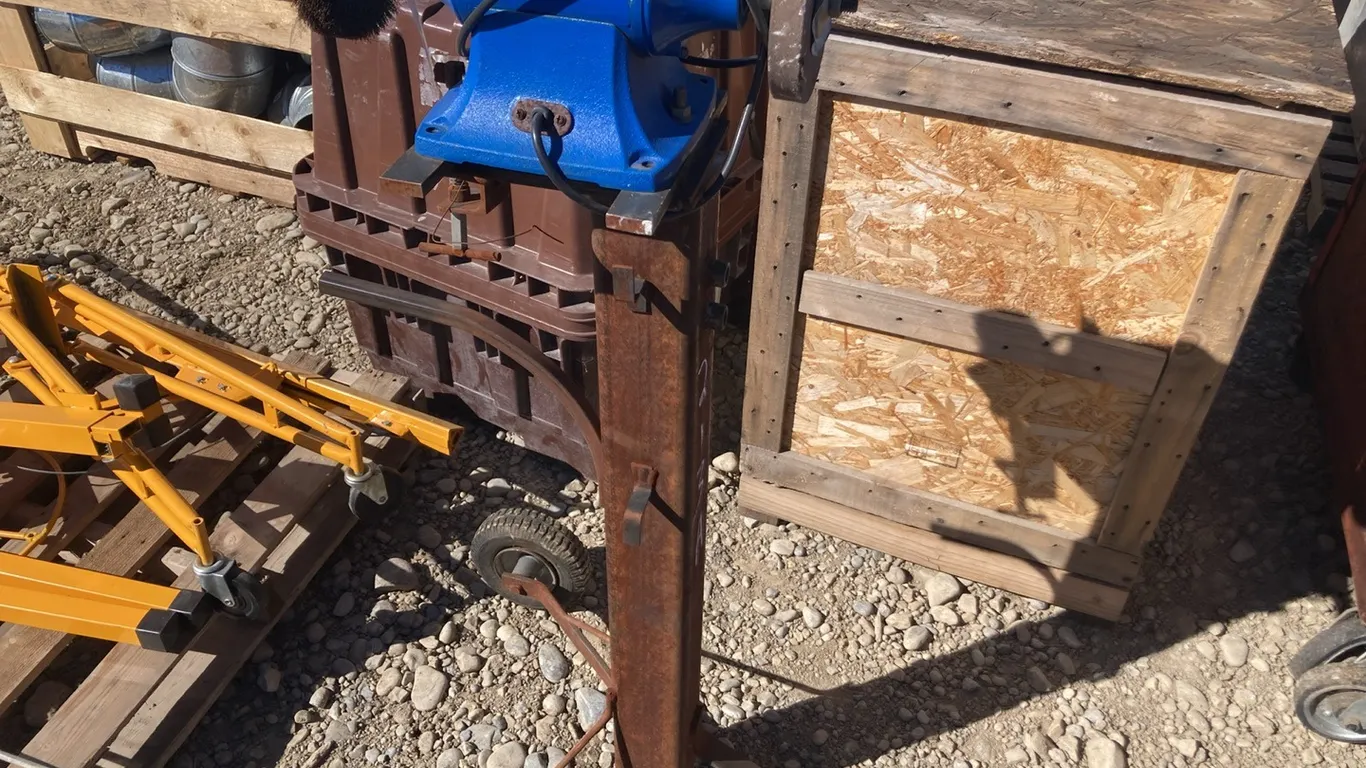 Stand Up Bench Grinder on Wheels