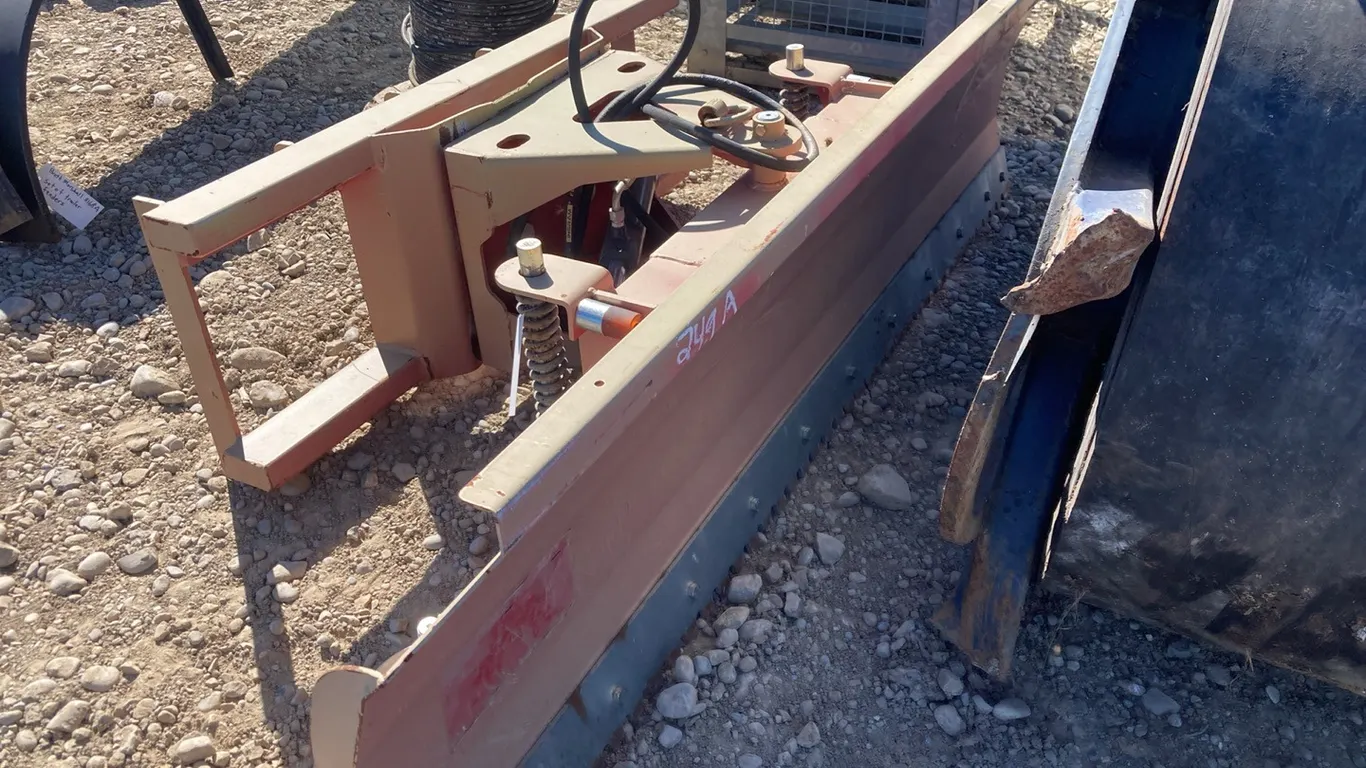 Hydraulic 7’ Snow Blade Skid Steer Attachment