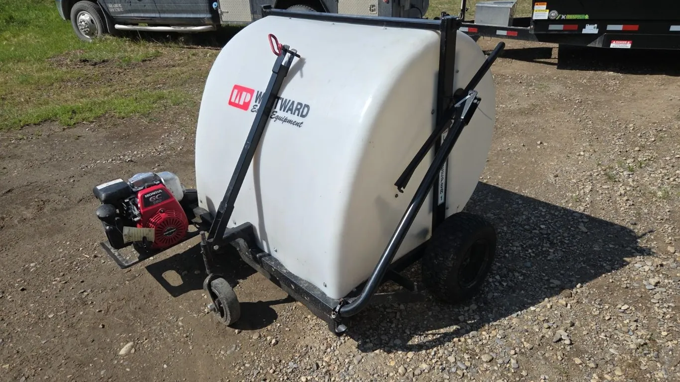 **OFFSITE** Westward Lawn Keeper Yard Sweep with a Honda GC160 Gas Engine
