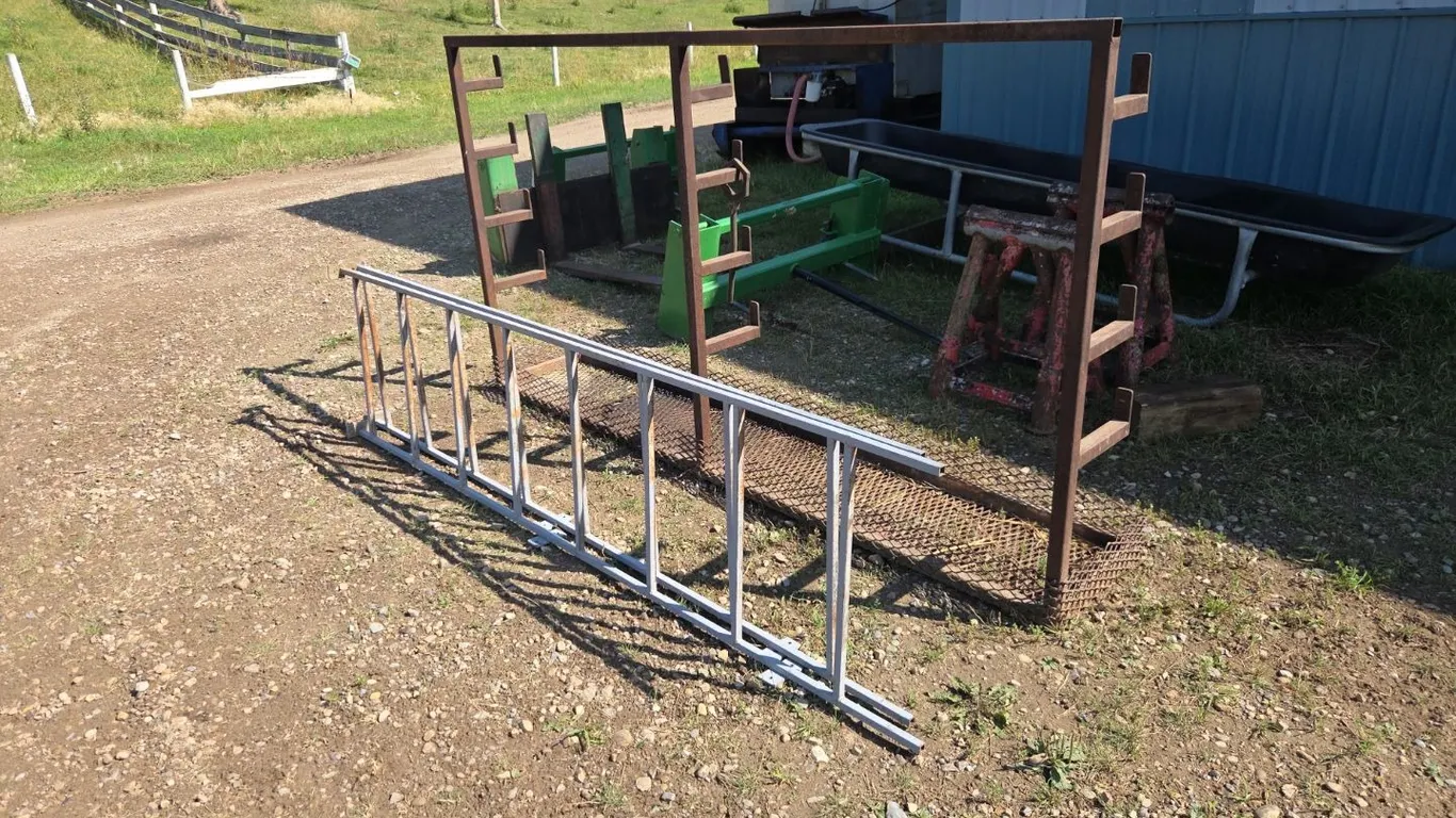 **OFF SITE** (3) 8' Pieces of Metal Racking