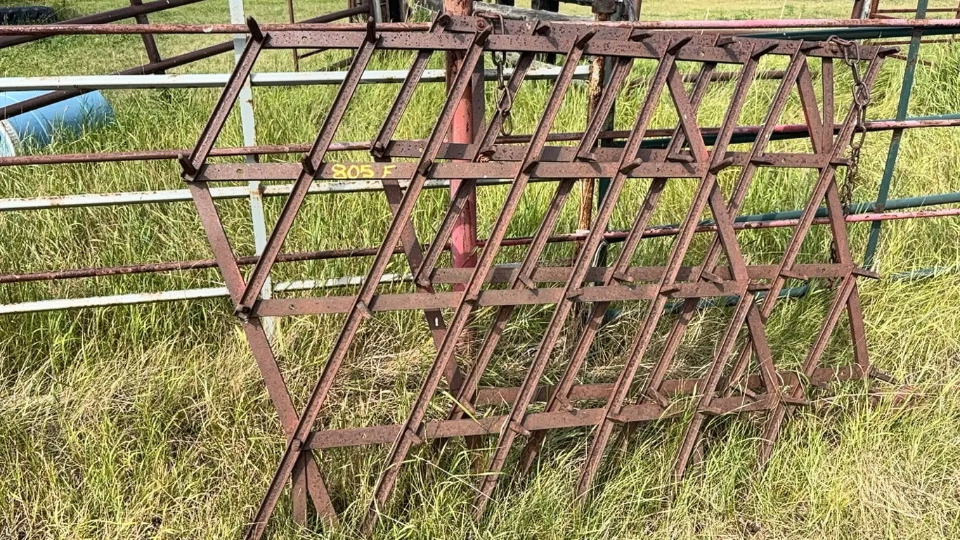 **OFF SITE** (2) Approx. 5' with Diamond Harrows.