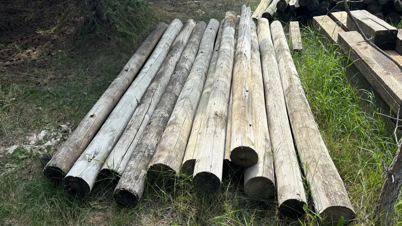 **OFF SITE** Approx. (12) 6" x 10' long Wood Rails.